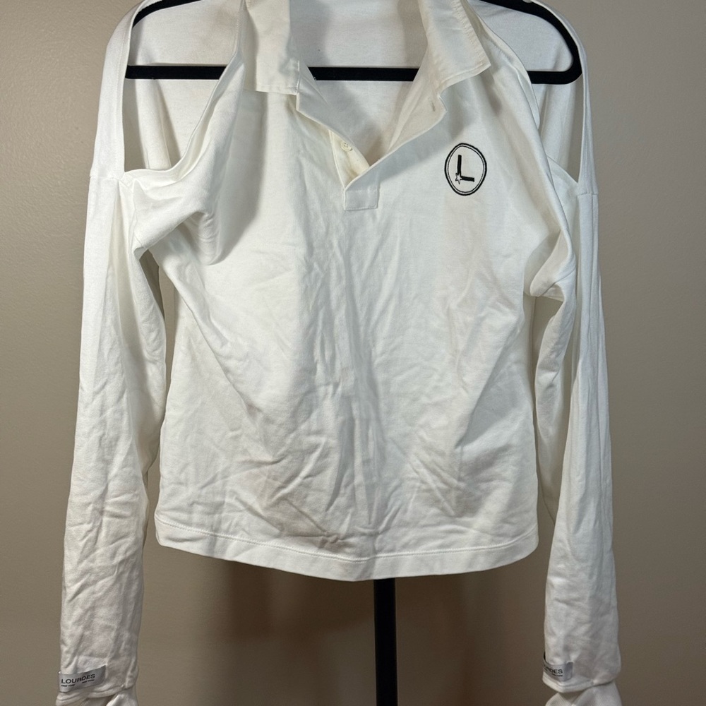 Lourdes White Long Sleeve Shirt - Picture 4 of 11